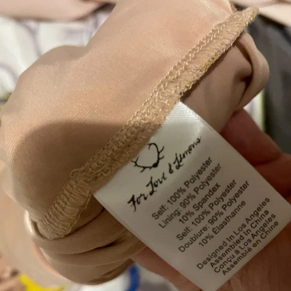 For love & lemons yellow lace dress excellent condition - Picture 5 of 5